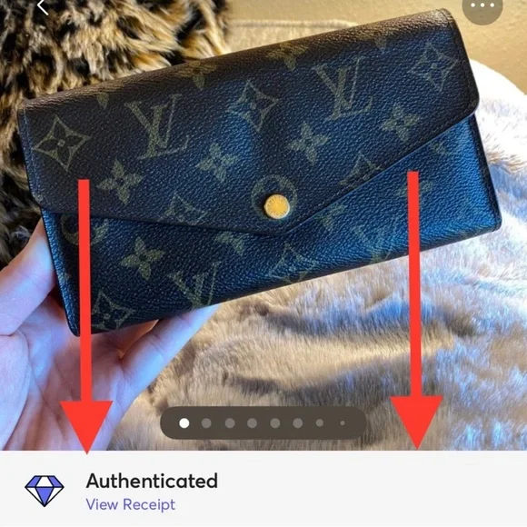 π Louis Vuitton Sarah Long Wallet Authentic - Picture 2 of 14